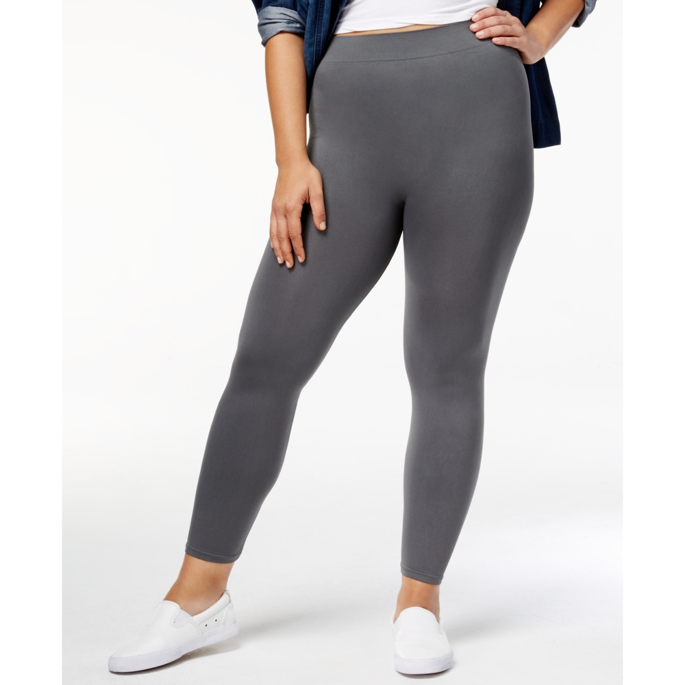First Looks Womens Plus Seamless Leggings Size 2X Color Castle Rock